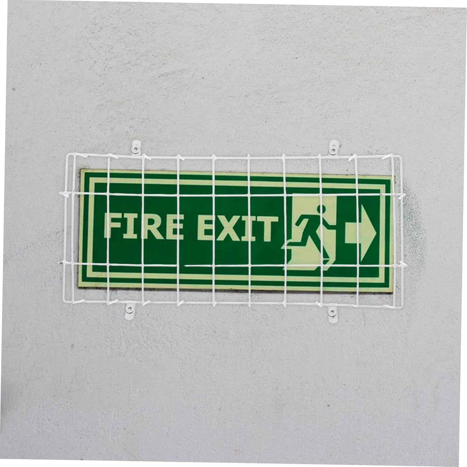 Emergency Signal Light Protective Cover Ceiling Light Guard Cage for Enhanced Safety and Visual Appeal Commercial Spaces