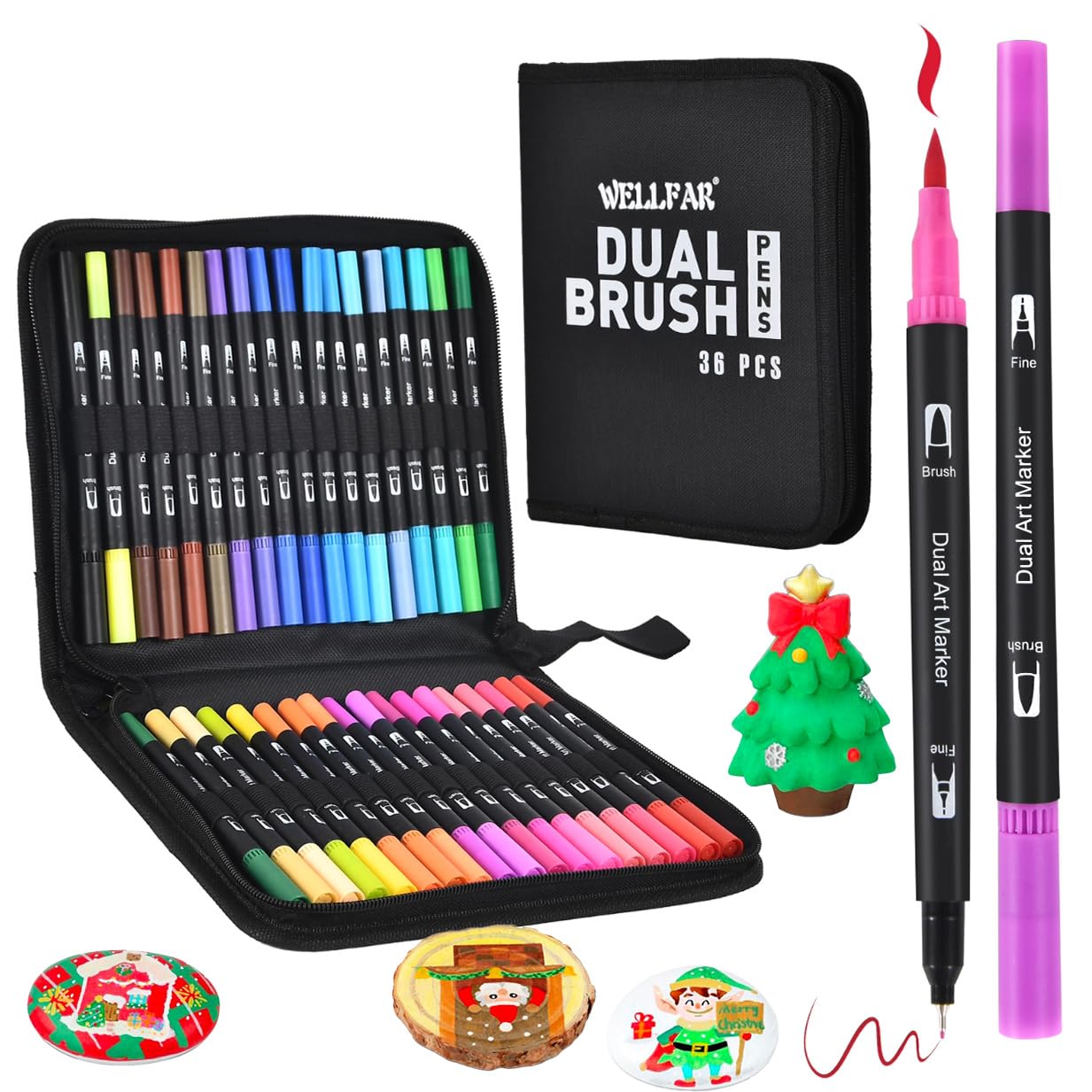 Coloring Markers for Adults by WELLFAR