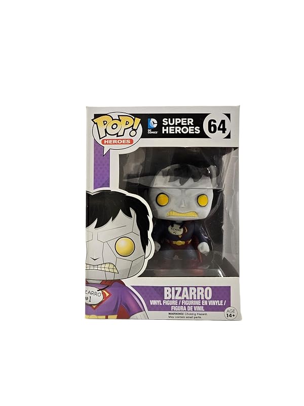 Pop! Heroes: DC Comics - Bizarro (Limited Exclusive) #64 Multicolor by Funko - Used condition - US$27.91