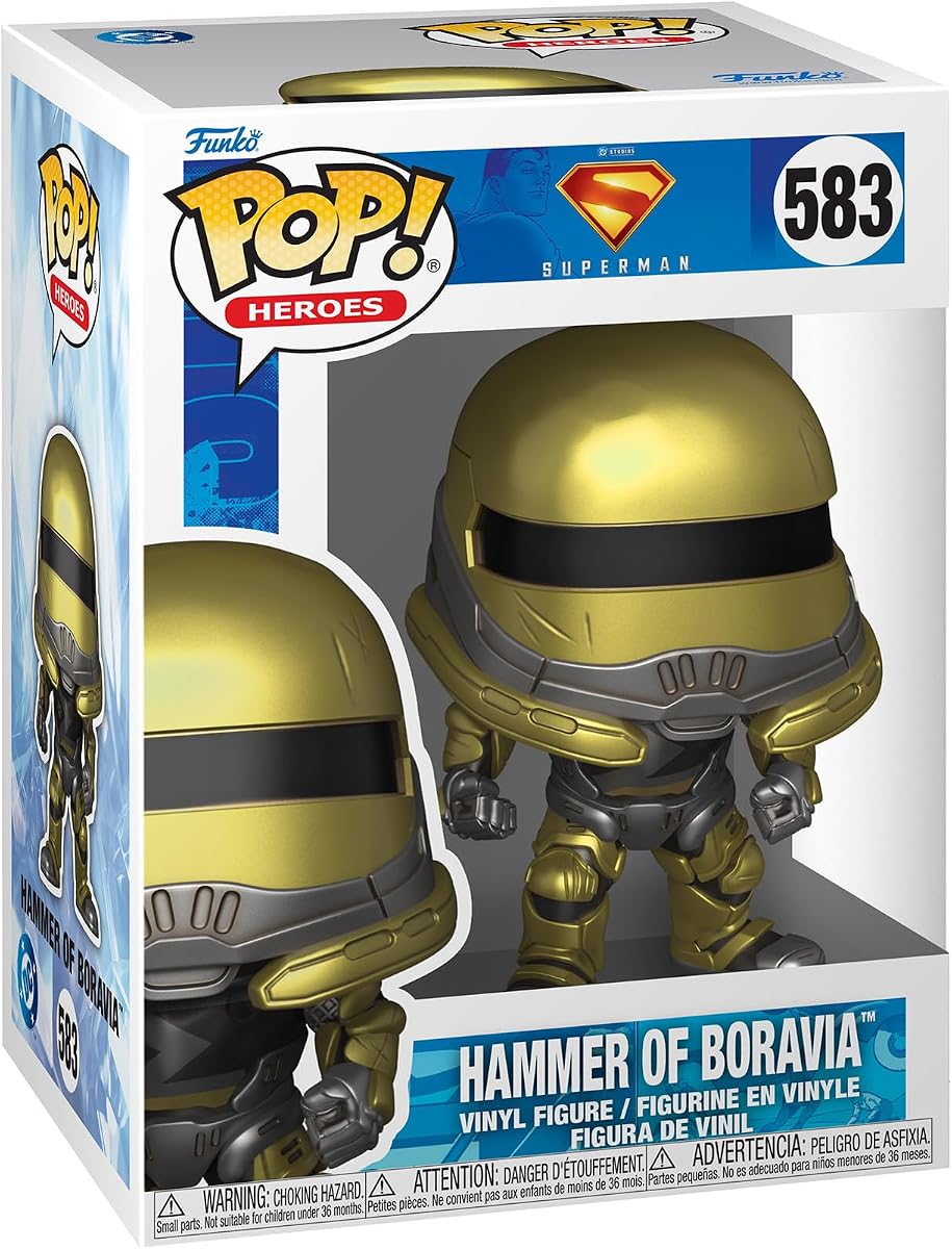 POP! Movies: Superman - Hammer of Boravia (1 in 6 Chase Chance) | Official Superheroes Merch - Collectable Vinyl Figurine for Shelf Display - Birthday Gift Idea for Fans and Collectors