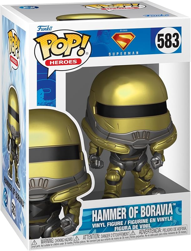 POP! Movies: Superman - Hammer of Boravia (1 in 6 Chase Chance) | Official Superheroes Merch - Collectable Vinyl Figurine for Shelf Display - Birthday Gift Idea for Fans and Collectors