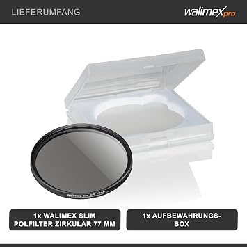 walimex 77mm Circular Polarizing Slim Filter
