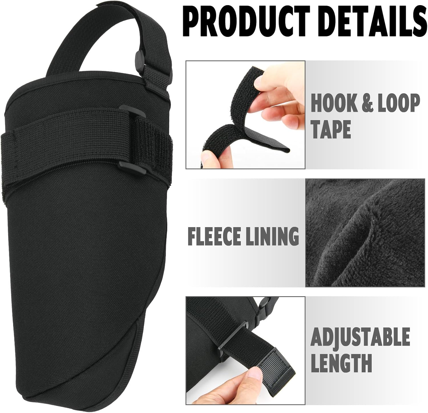 1 Pair Cycling Shoe Covers Waterproof Toe Covers Thermal Cycling Foot Cover Winter Bike Overshoes Toe Protectors with Adjustable Straps for Mountain Road Bike Shoes