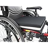 Karman+Deluxe+Wheelchair+Cushion%2C+Black%2C+18%22x16%22x2%22