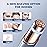 Facial Hair Removal for Women, Facial Eyebrow Trimmer, 2-in-1 Face Shaver, Painless Facial Razor for Lip, Chin, Peach Fuzz