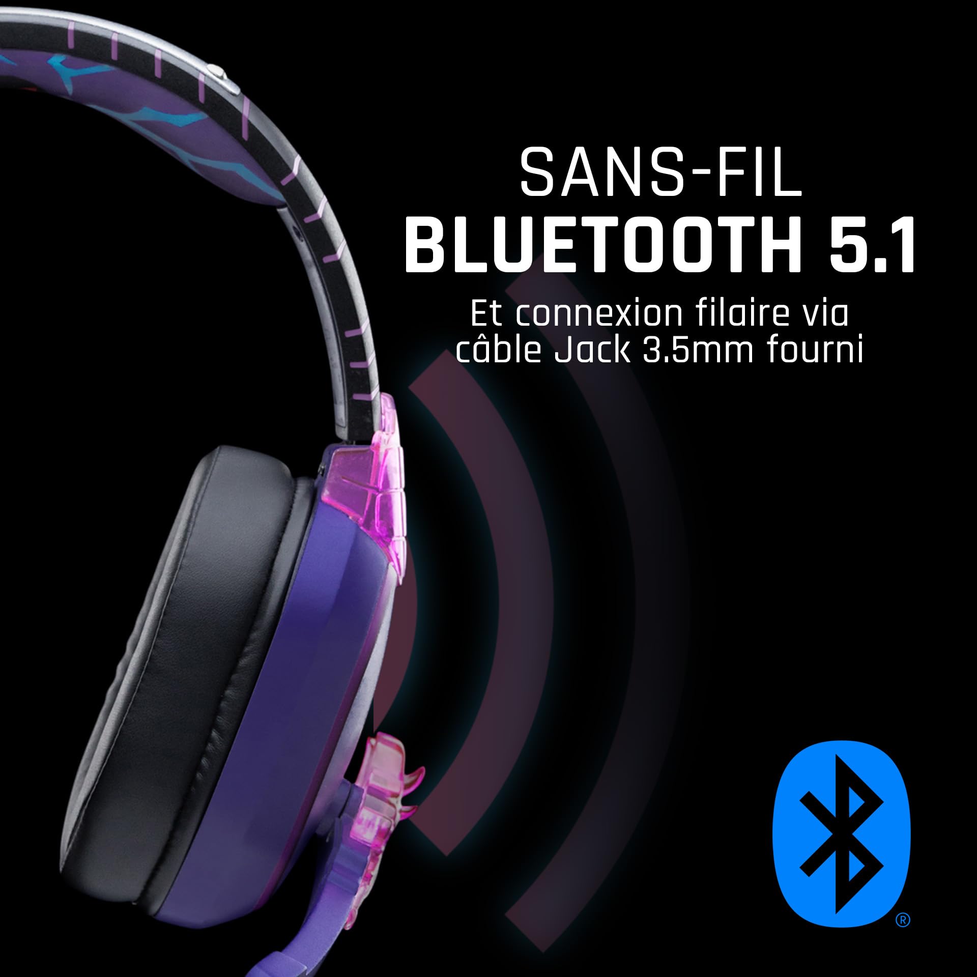 Manette Sasuke Lexip X Tsume Naruto Shippuden - Sans Fil 2.4GHz, 4 Palettes Programmables, Jack 3.5mm - Édition Limitée