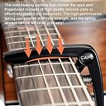 Guitar Capo, HooztPro Capo for Acoustic and Electric Guitars, acoustic guitar 6 string, Electric guitar capo, Kapo, Guitar capos(Black).