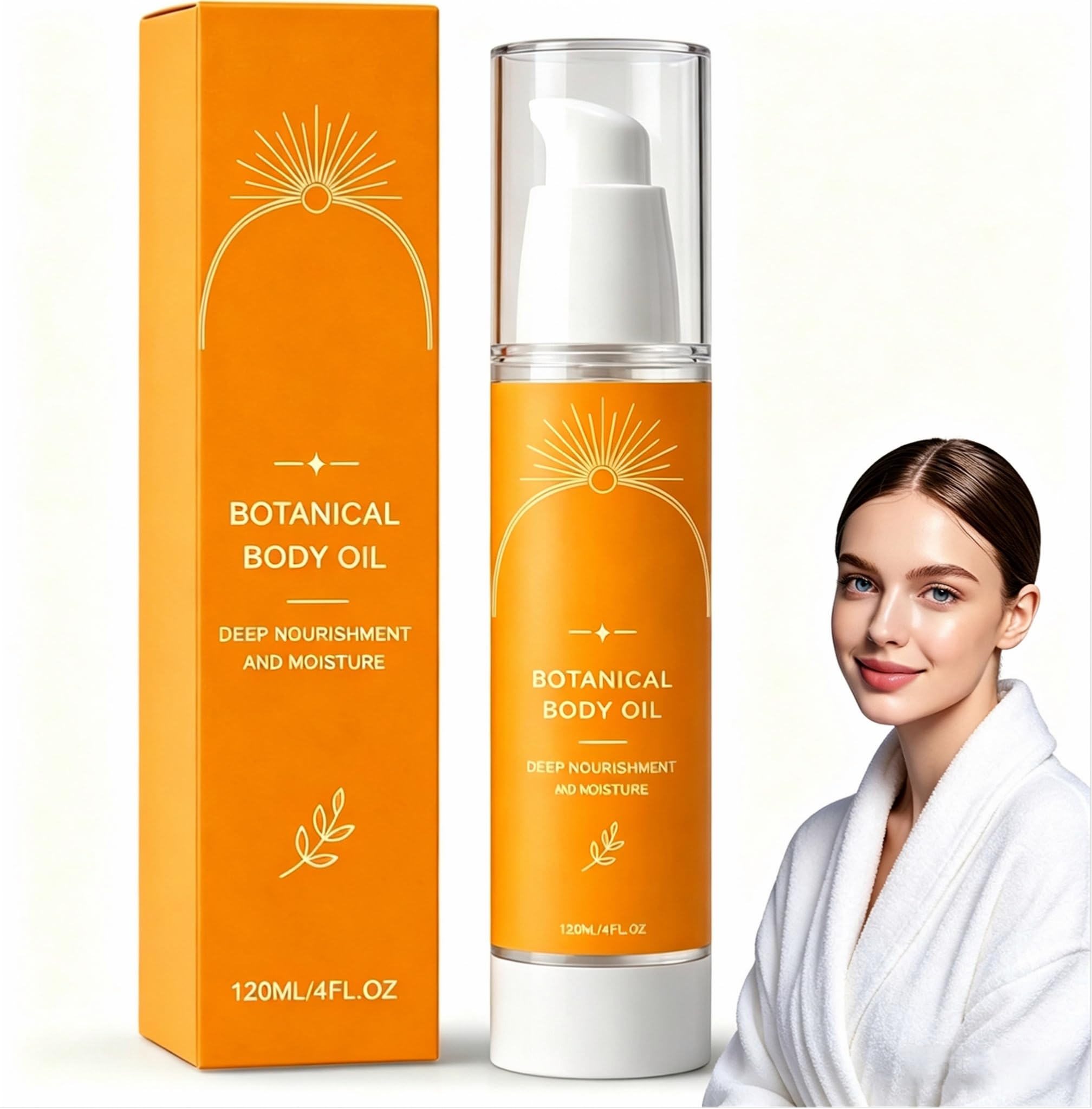 Evora Botanical Body Oil for Crepey Skin with Passionflower Seed Oil, Non-Greasy Body Moi…