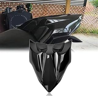 Accesorios De Motocicleta Cubierta De Carenado De Asiento Trasero Verde Negro para Kawasaki para Ninja650 Z 650 2017 2018 2019 2020 Motos Accesorios (Color : Negro)
