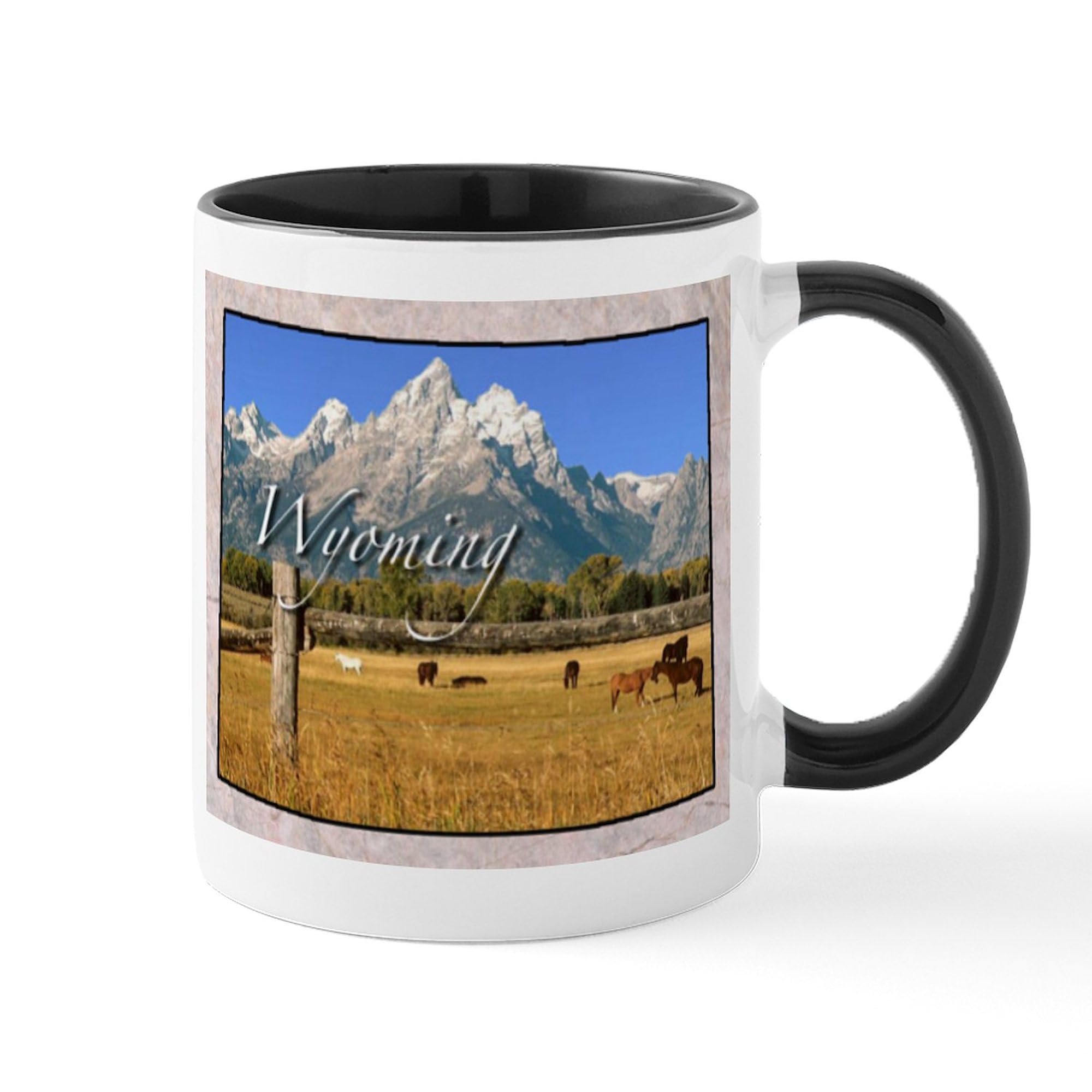 CafePress Wyoming Mugs 11 oz (325 ml) Ceramic Coffee Mug