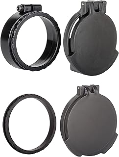 Tenebraex Ocular & Objective Scope Cover Kit with Adapter Ring for Athlon Cronus BTR 4.5-29x56 FFP, Delta Stryker HD 4.5-30x56/HD 5-50x56 - Tenebraex