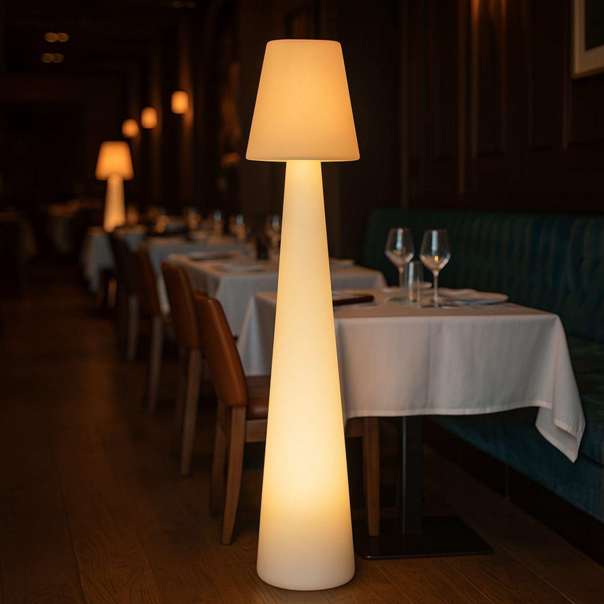 milani home - Lampada Luminosa da Esterno Decorativa, Diametro 40 x 152 cm, per Giardino terrazzo e Bordo Piscina