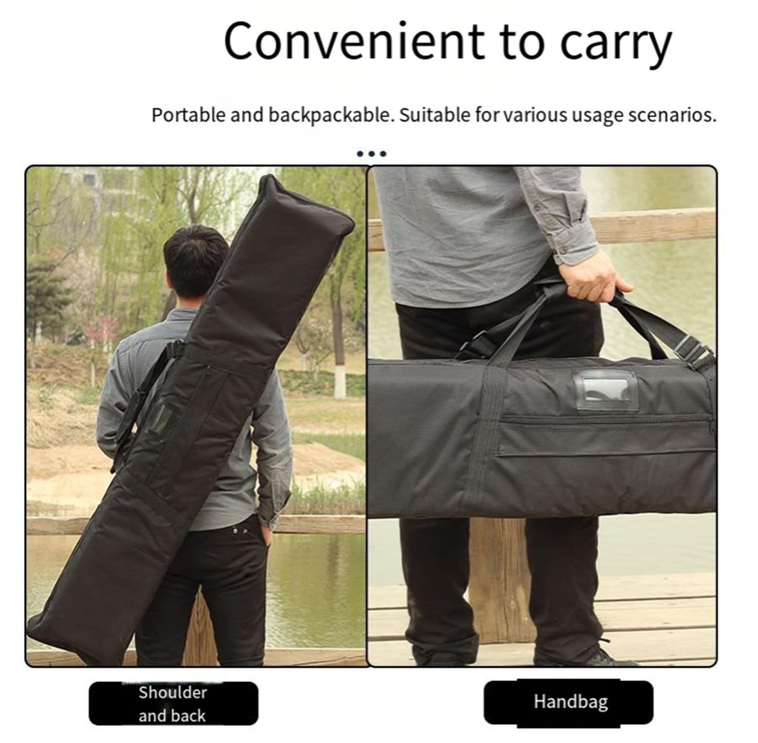 Bolsa De Recurvo Bolsa De Transporte para Arco Lona Resistente Multifuncional Correa Interior Bolsa De Arco Largo Tradicional para Almacenamiento De Accesorios Y Camping Al Aire Libre 59in
