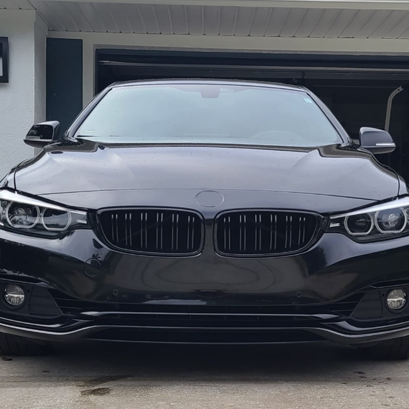 Nieren BMW 4ER F32 F33 F36 M4 2014-2020 Kühlergrill | Doppelsteg, Front Gitter,Schwarz Glanz