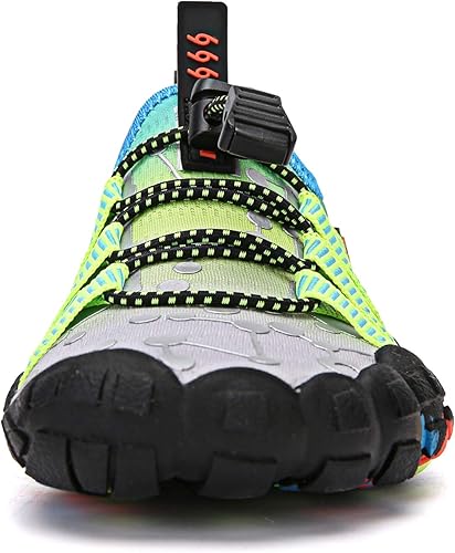 Miniatura 8 de UBFEN Zapatos de agua para niños y niñas, calcetines acuáticos descalzos, playa, deportes, natación, piscina, secado rápido, ligeros, niños pequeños