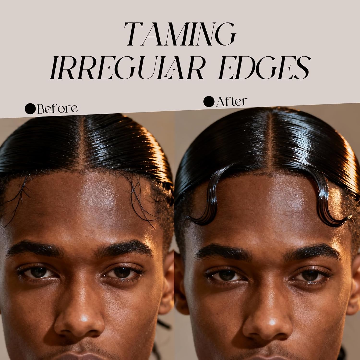 Nourishing Hold Edge Control Gel with Jojoba & Castor Oils Strong Hold Flake-Free Hair Gel for All Hair Styles 5.3 Fl Oz - Image 4