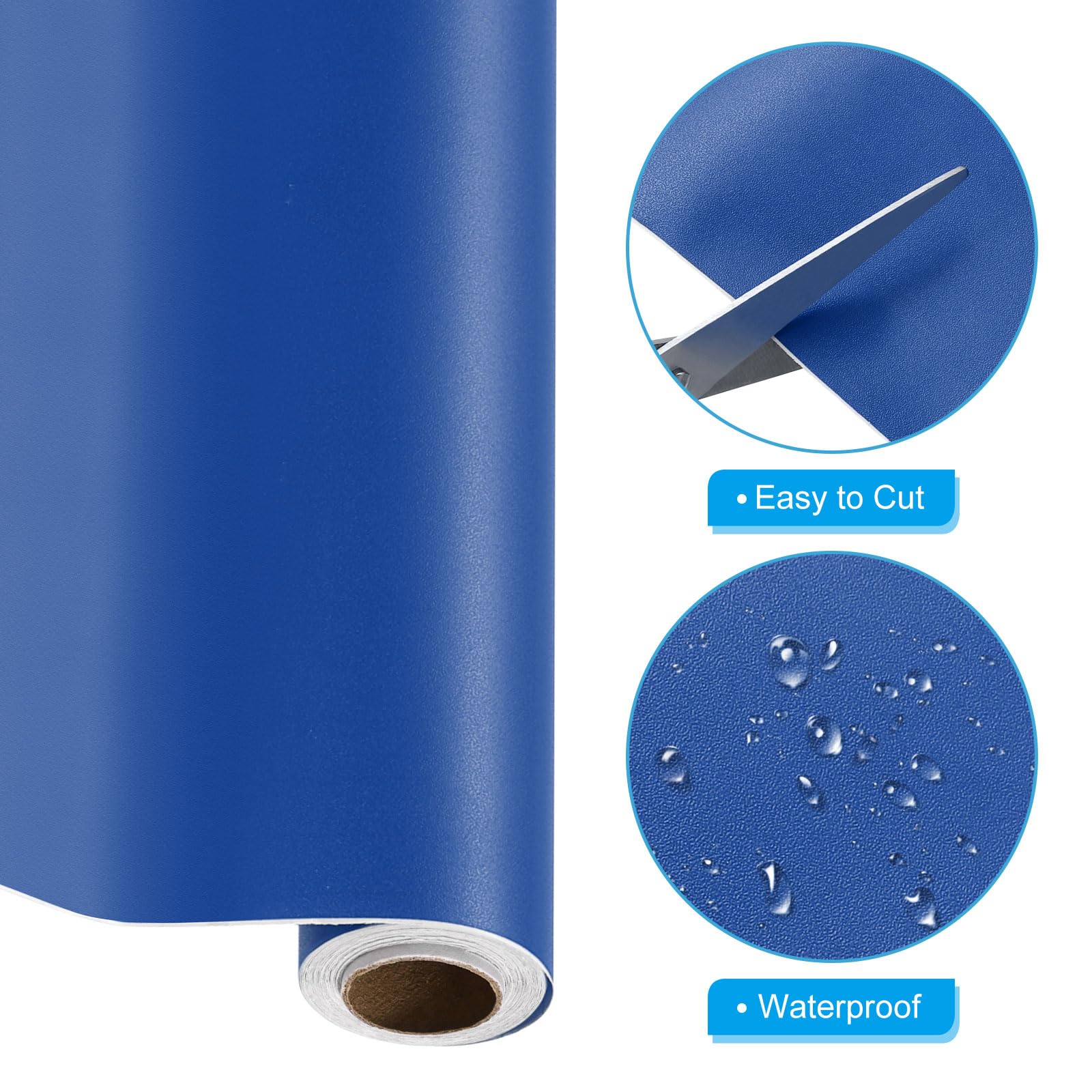 1 Rollo De Papel Pintado Autoadhesivo Removible, Impermeable Y