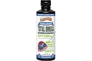 Barlean's Liquid Flaxseed, Borage & Algae Oils Omega 3Supplement