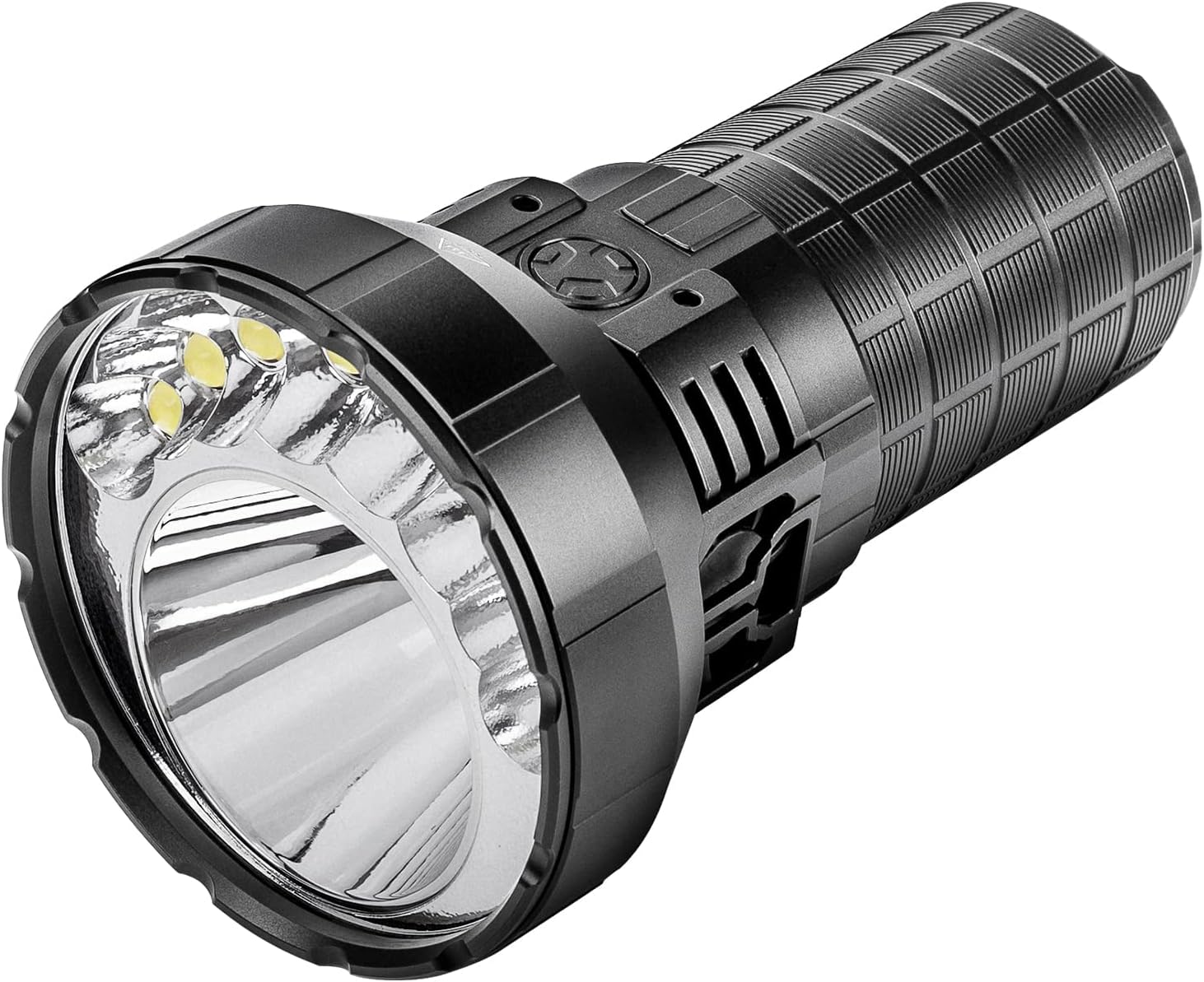 IMALENT MR90 Super Bright Flashlight 50000 Lumens, Long Beam Distance 1586 Meters Tactical Flashlight with Cree XHP 70.2 LEDs, Powerful Flashlight for Camping and Hiking
