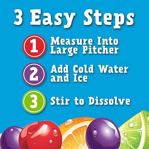 Miniatura 2 de Kool-Aid - Mezcla de bebida en polvo endulzada con ponche tropical (82.5 onzas) - 1 paquete