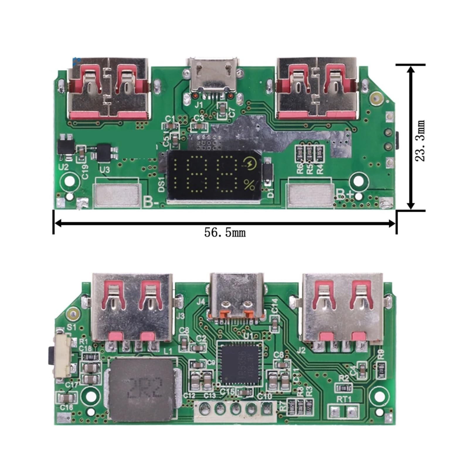 Driver per motore passo-passo, display digitale 5 V 3 A, modulo di ricarica rapida, scheda madre per router CNC