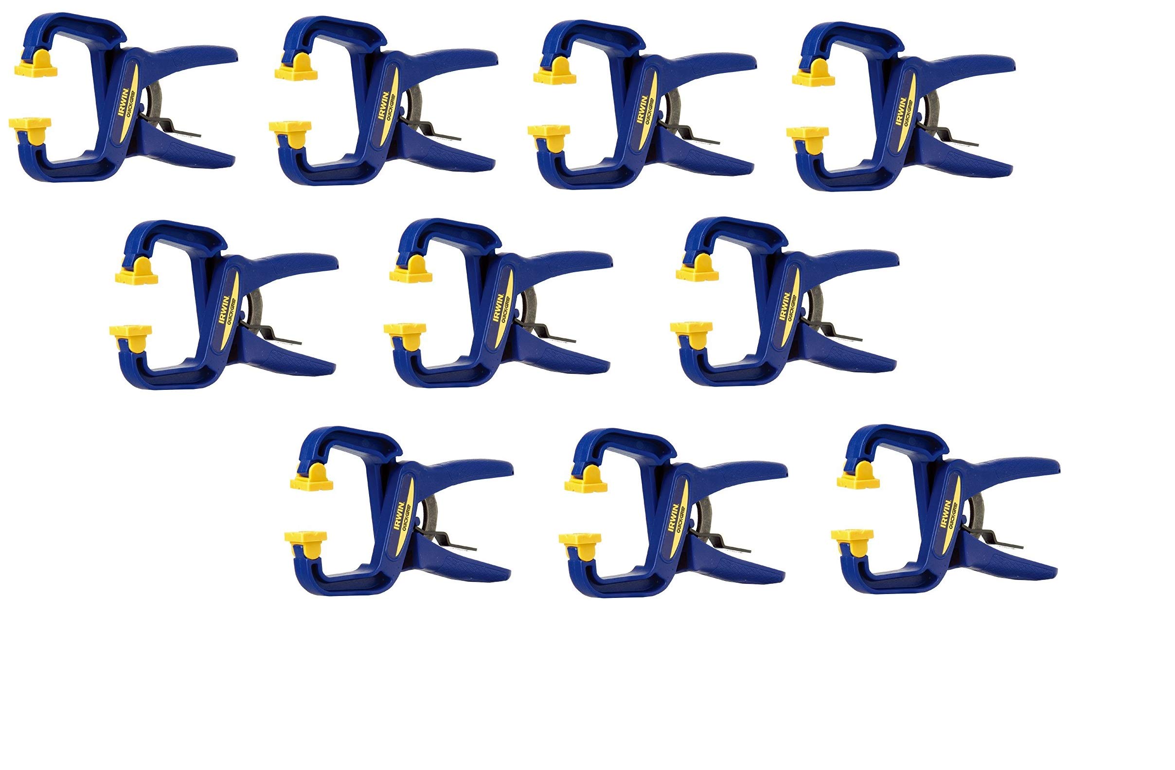 IRWIN QUICK-GRIP Handi-Clamp, 4", 10 Pack, 59400CD