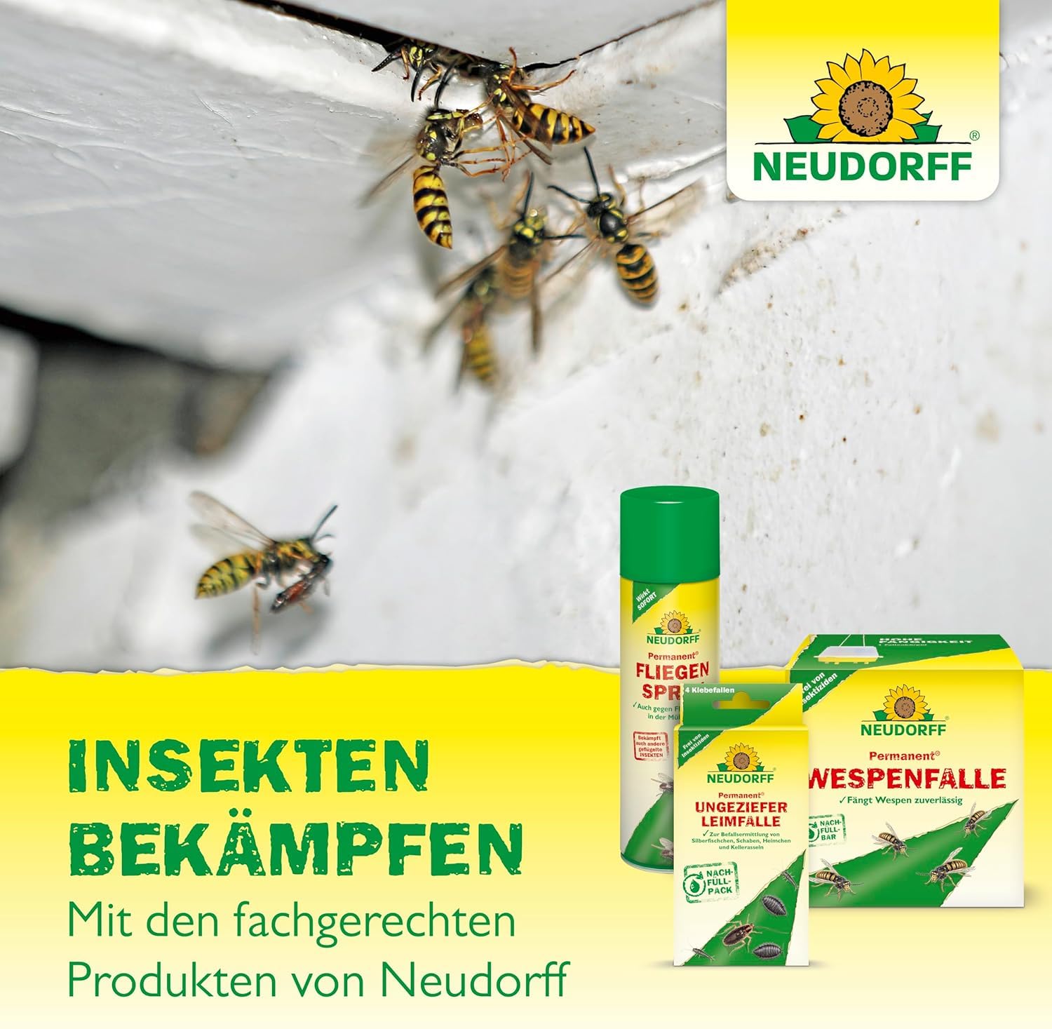 Neudorff Nützlinge gegen Ameisen – 10 Mio. SF-Nematoden zur natürlichen und schnellen Bekämpfung von Ameisen und Ameisennestern auf Rasen, Wegen & Co.