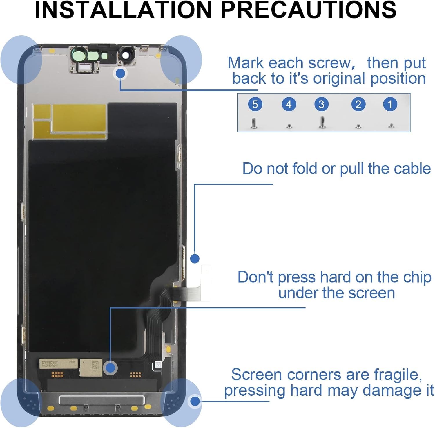 iPhone 14ProMax ディスプレイ Amazon.com: TFT for iPhone 14 Pro Max Screen Replacement for