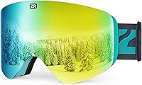 Vista 8 de ZIONOR X11 Ski Goggles Magnetic Cylindrical Snowboard Snow Goggles for Men Women