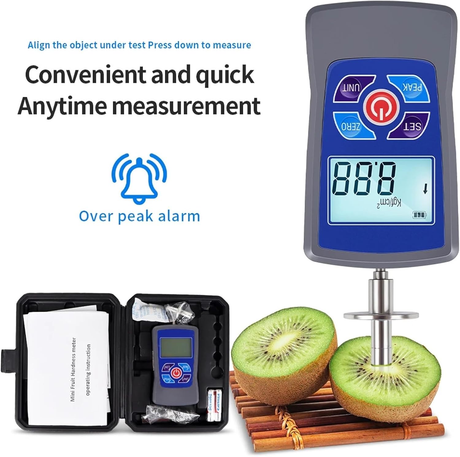 Hardness Tester Mini Digital Fruit Hardness Tester With Backlight