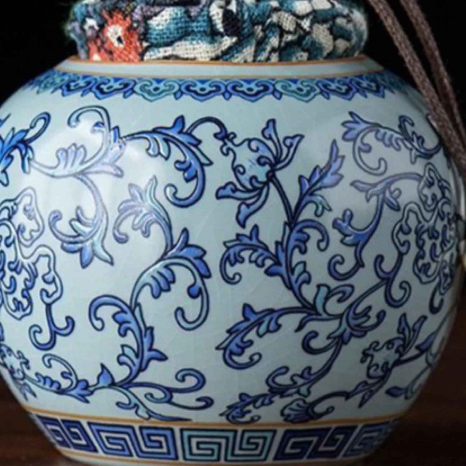 Ru Kiln Ceramics Tea Canister Portable Sealed Jar Chinese Kung Fu Tea Set Accessories