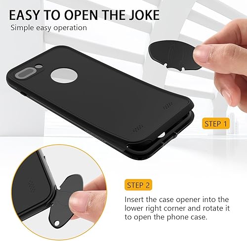 Miniatura 6 de Funda impermeable para iPhone 8 7 Plus (protector de pantalla integrado, totalmente sellada, a prueba de golpes, a prueba de nieve, sumergible)