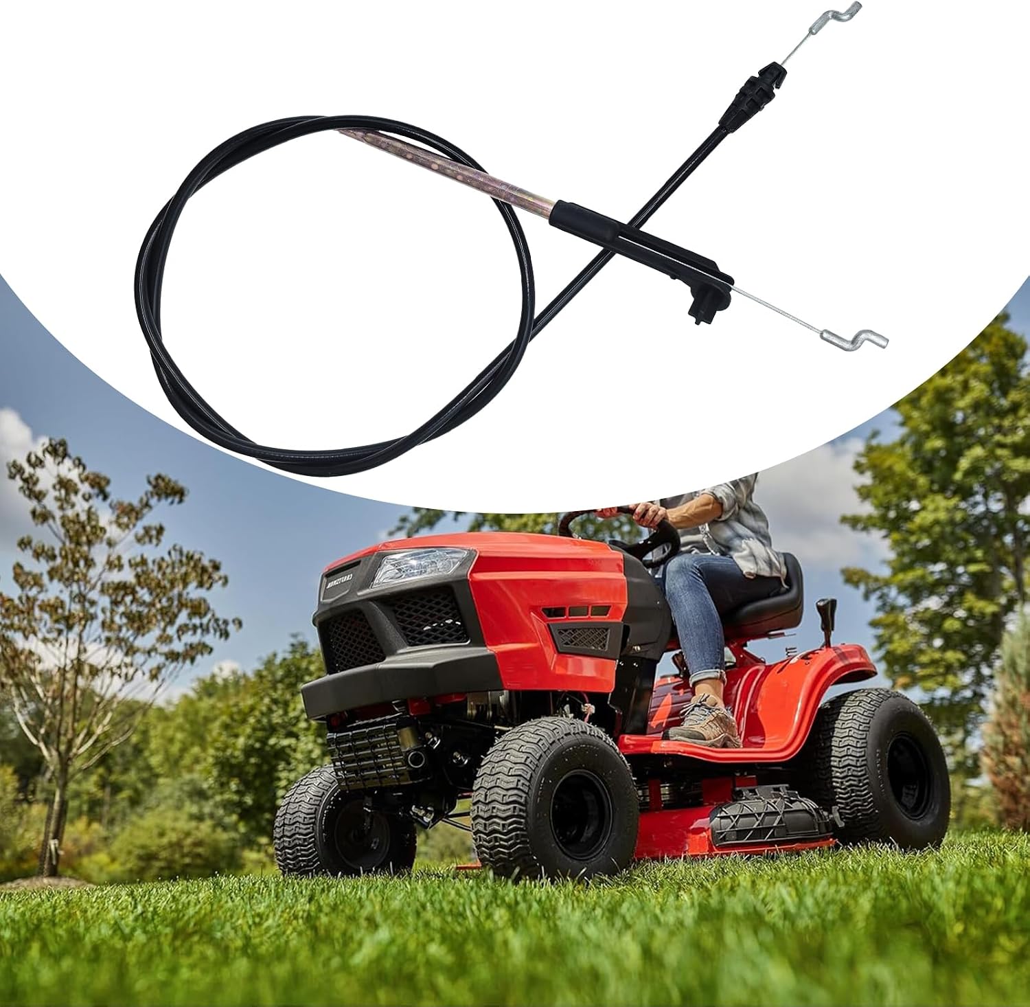 115-8437 Brake Cable Replacement for Toro 22-inch Recycler Lawn Mower – Fits Models 20112 20332 20332C 20334 20334C 20352 20353 20372 20374 20655 20656 20955,for Personal Pace Walk-Behind Mowers