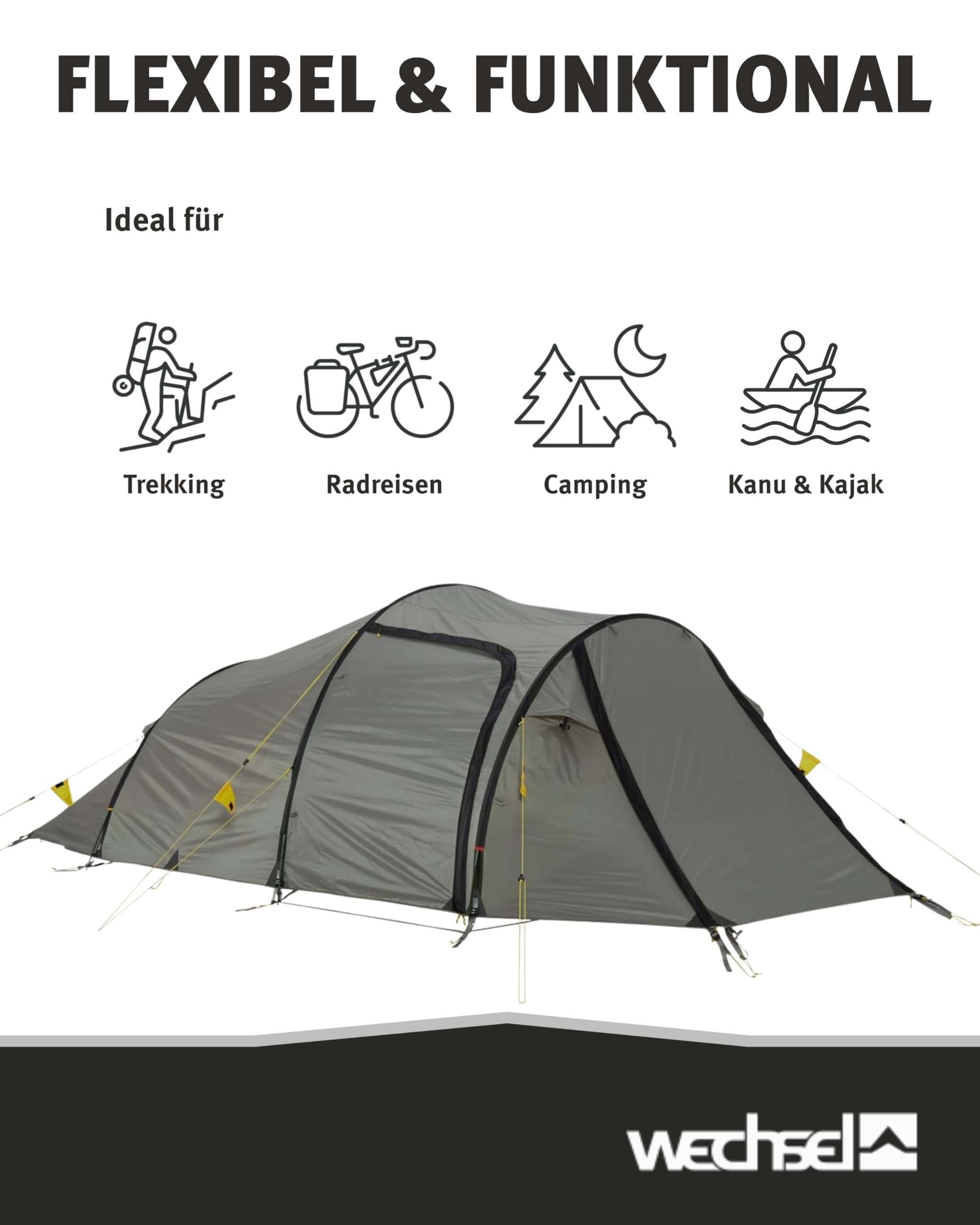 Wechsel Outpost 3 Groundsheet Zeltunterlage schwarz