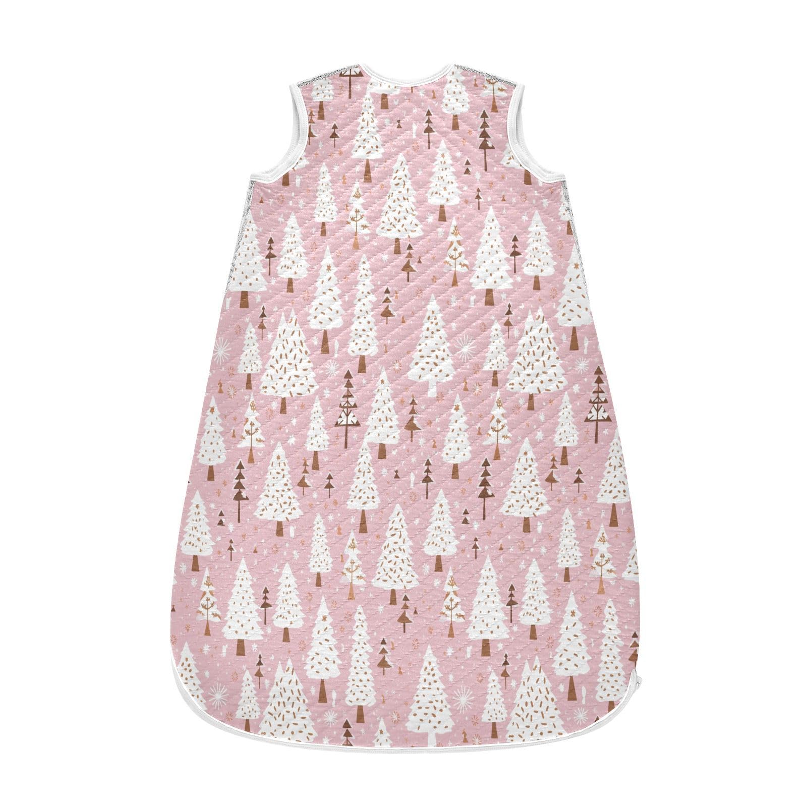 Kigai Christmas Tree Baby Sleep Sack Wearable Blanket Sleeping Bag 2-Way Zipper Soft Swaddle Transition Sack