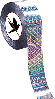 300 Foot Bird Scare Tape, Bird Flash Woodpecker Deterrent Bird Scare Ribbon Repellent Reflective Tape Keep Birds Away Outdoor