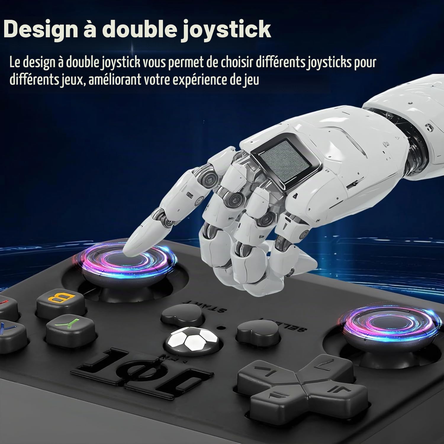 R36MAX Console de Jeu Portable rétro 128 Go – 4K HD Écran IPS 4,0" avec de Nombreux Jeux, système Open Source Linux, Console de Jeu rétro