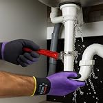 KAYGO Waterproof Work Gloves for Men and Women, Rubber Coated Non-slip Working Gloves