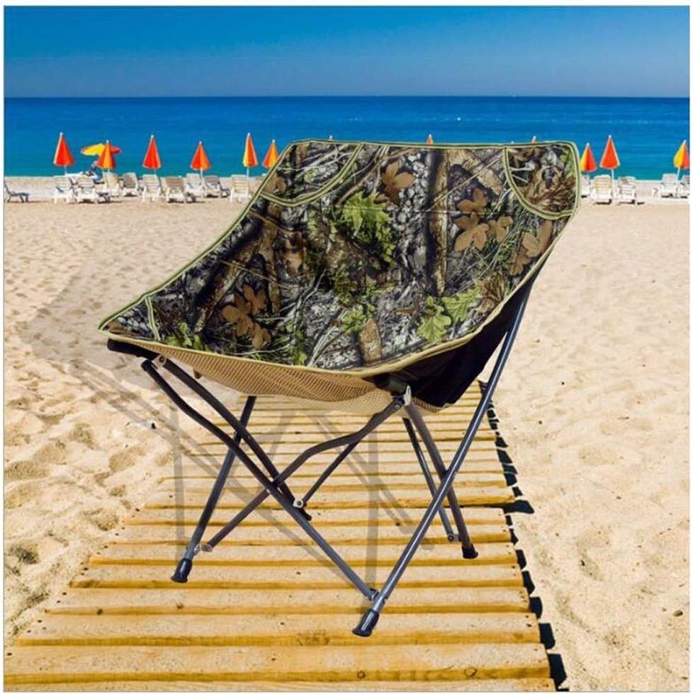 Sedia Moon Sedia da Campeggio Portatile da Pesca Sedia da Trekking allungabile Pieghevole Sedia da Campeggio Leggera Sedia per Il Tempo Libero