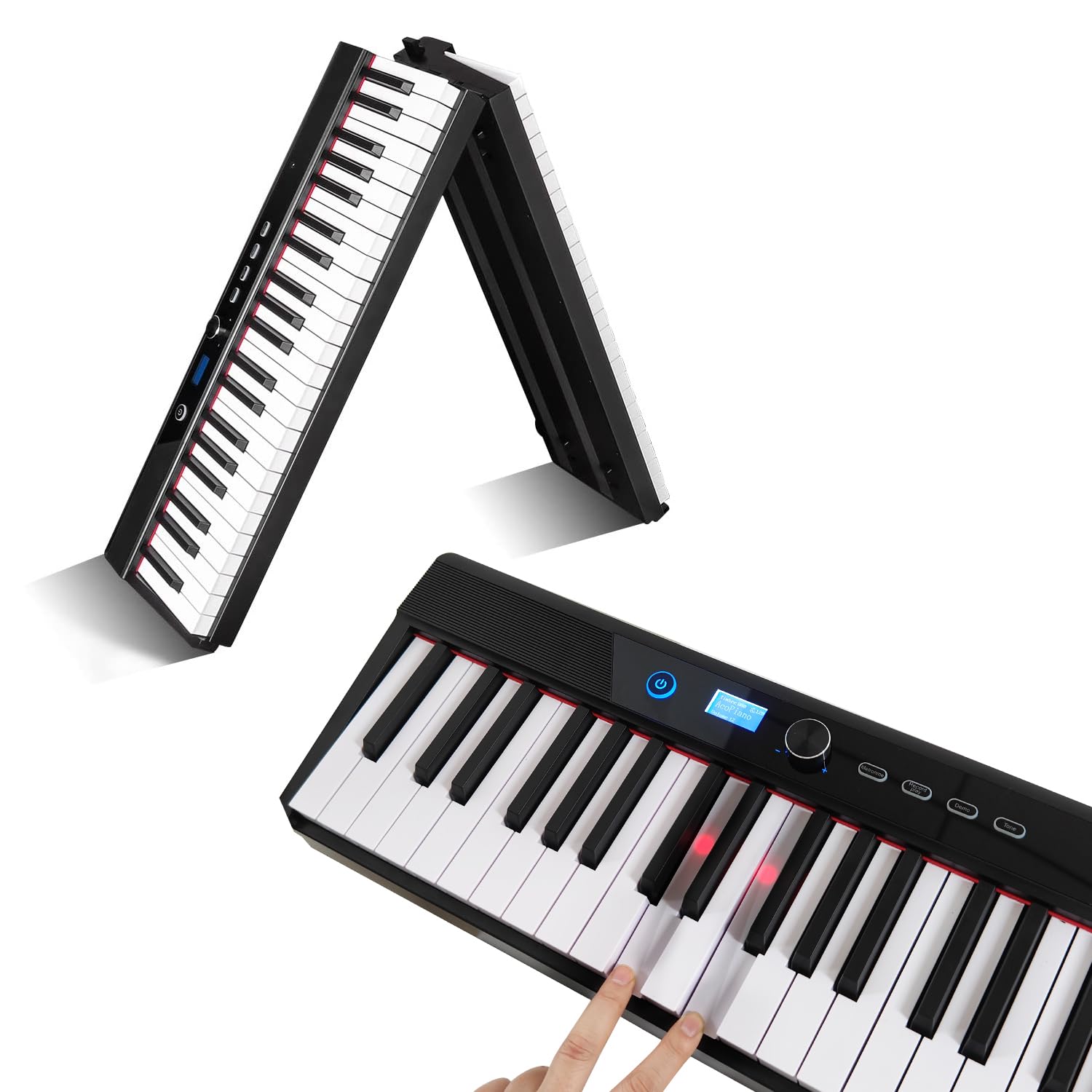 Music By Computers ソノシート4枚付属 Amazon.com: Coolmusic Portable Piano Keyboard Foldable: Portable