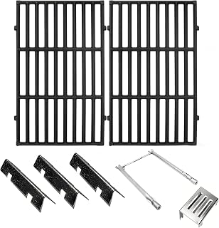 Replacement Kit for Weber Spirit II Grills – Includes Burners (67024, 69785), Heat Deflector (67060), Flavorizer Bars (7635) & Cooking Grates (7637) – Fits GS4 Spirit 2 & Spirit II 200 Series Models