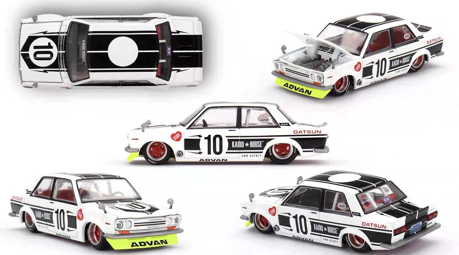 Amazon | 1/64 MINI GT KAIDO HOUSE DATSUN 510 STREET TEAM #10