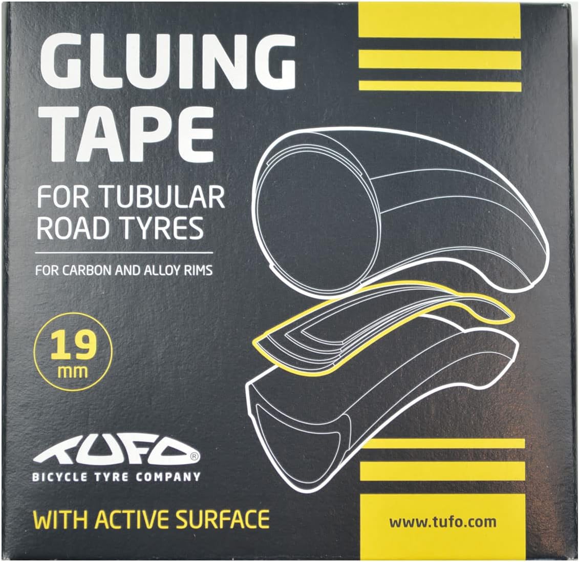 Tufo Tubular Road Bicycle Tire Rim Gluing Tape - GLUINGTAPE