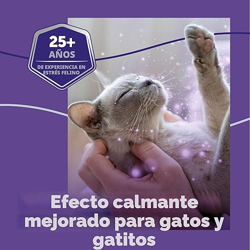 Miniatura 6 de FELIWAY® Optimum - Recambio calmante para gatos de 30 días para difusor de feromonas, 1.6 fl oz, ayuda a reducir los signos comunes de estrés