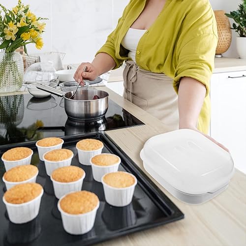 Miniatura 5 de Vaporizador de horno de microondas para bollos al vapor de cocina cocina calefacción vapor microondas horno cesta de alimentos ventilación