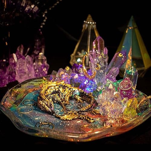 Miniatura 9 de Juego de moldes de silicona de resina epoxi de dragón 3D para fondant, gumpaste, decoración de pasteles, hormigón, cemento, arcilla polimérica