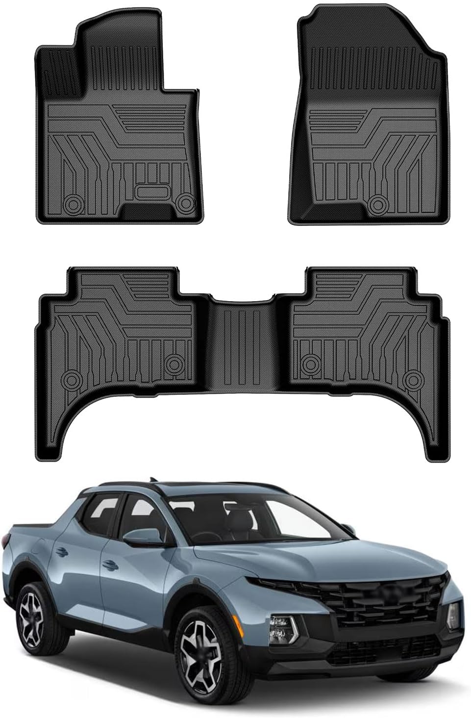 SHINJEW Floor Mats Compatible with Hyundai Santa Cruz 2022