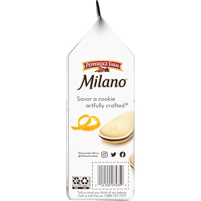 Pepperidge Farm Milano Cookies, Chocolate Orange, 7 oz miniatura 7