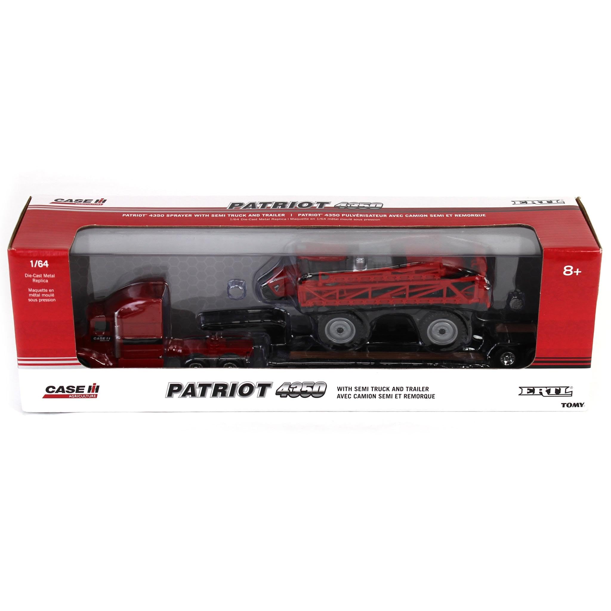 Amazon.com: ERTL 1/64 Case IH Patriot 4350 Sprayer & Semi with