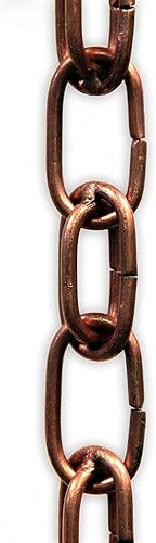 Miniatura 4 de Cadena de lluvia de cobre extra Link con kit de instalación - 8 pies